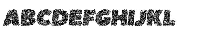 Boulder Italic Speckle Font UPPERCASE