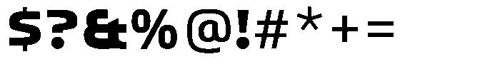 Boulder Rounded O Font OTHER CHARS