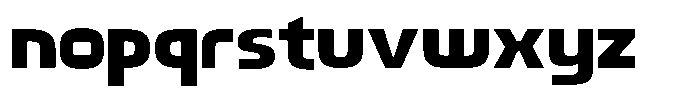 Boulder Rounded O Font LOWERCASE