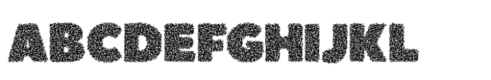 Boulder Speckle Font UPPERCASE
