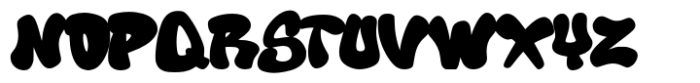 Bounce Drip Regular Font UPPERCASE