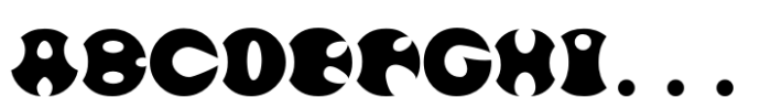 Bouncer Regular Font UPPERCASE