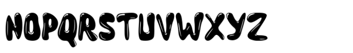 Bouncy Balloon Font UPPERCASE