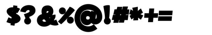 Bouncy Black Font OTHER CHARS
