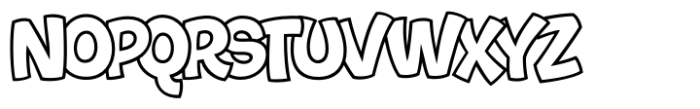 Bouncy Regular Font UPPERCASE