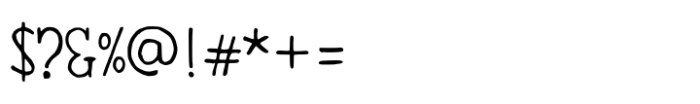 Bouncy Typewriter Font OTHER CHARS