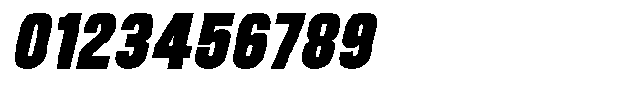 Bounder Black Italic Font OTHER CHARS