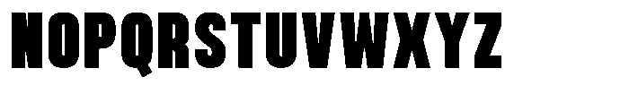 Bounder Black Font UPPERCASE