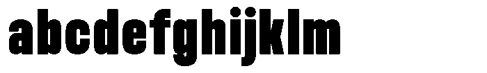 Bounder Black FONT