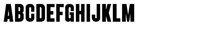 Bounder Bold Font UPPERCASE