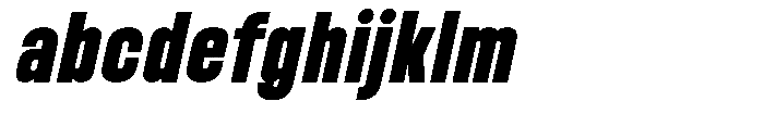 Bounder Extra Bold Italic FONT