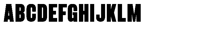 Bounder Extra Bold Font UPPERCASE
