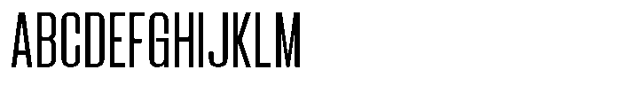 Bounder Extra Light Font UPPERCASE