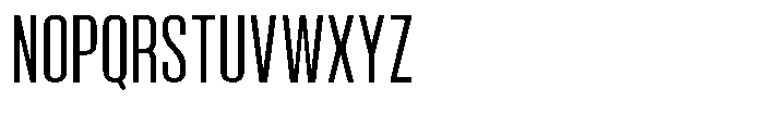 Bounder Extra Light Font UPPERCASE