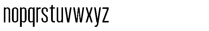 Bounder Extra Light Font LOWERCASE