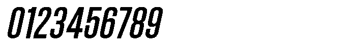 Bounder Italic Font OTHER CHARS