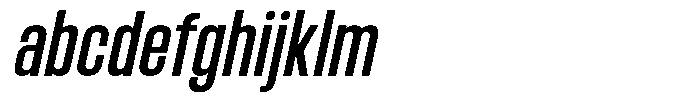 Bounder Italic FONT