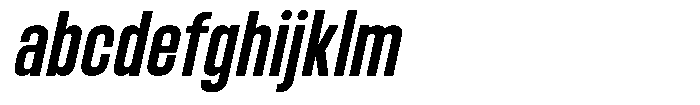 Bounder Medium Italic FONT