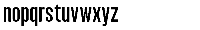 Bounder Regular Font LOWERCASE