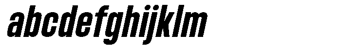 Bounder Semi Bold Italic FONT