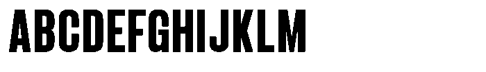 Bounder Semi Bold Font UPPERCASE