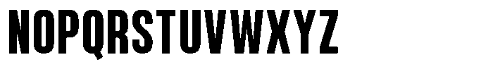 Bounder Semi Bold Font UPPERCASE