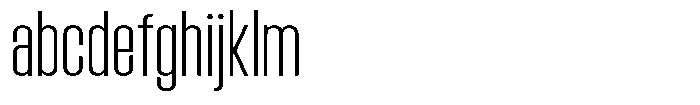 Bounder Thin FONT