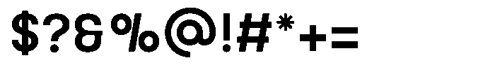 Boundex Font OTHER CHARS