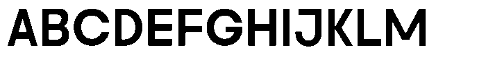 Boundex Font UPPERCASE
