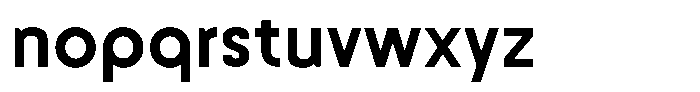Boundex Font LOWERCASE