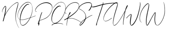 Bountiful Signature Alt Font UPPERCASE