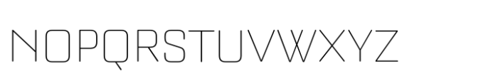 Bourgeois Rounded Thin Font UPPERCASE