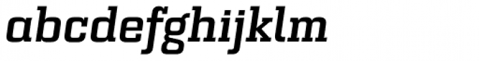 Bourgeois Slab Bold Italic Font LOWERCASE