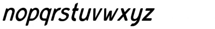 Bourne Condensed Oblique Demi Font LOWERCASE