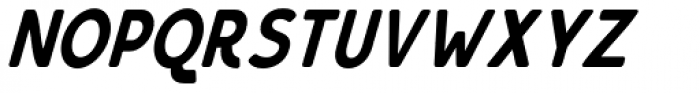 Bourne Condensed Oblique Font UPPERCASE
