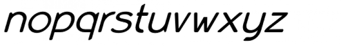 Bourne Oblique Light Font LOWERCASE