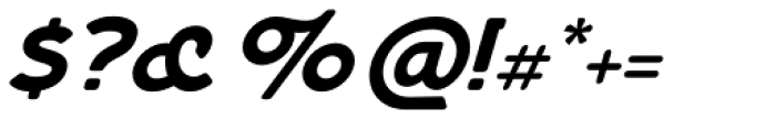 Bourne Oblique Font OTHER CHARS
