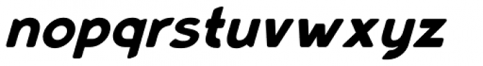 Bourne Oblique Font LOWERCASE