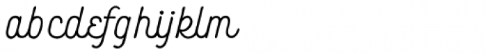 Bourton Hand Script Bold Font LOWERCASE