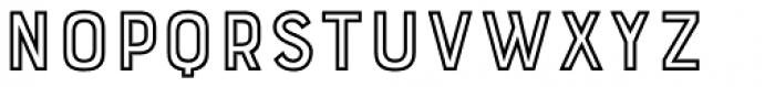 Bourton Outline Bold Font UPPERCASE