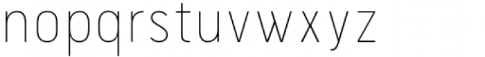 Bourton Text Hairline Narrow Font LOWERCASE