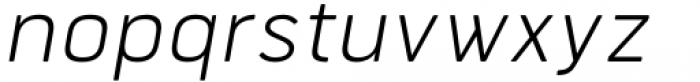 Bourton Text Light Italic Font LOWERCASE