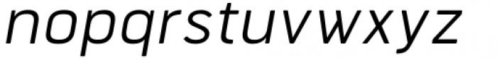 Bourton Text Regular Italic Font LOWERCASE
