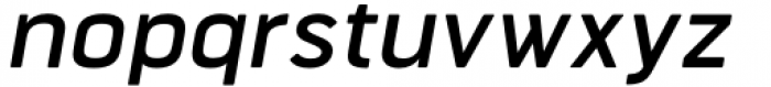 Bourton Text Semi Bold Italic Font LOWERCASE