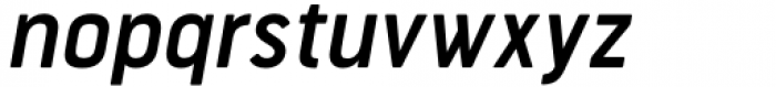 Bourton Text Semi Bold Narrow Italic Font LOWERCASE
