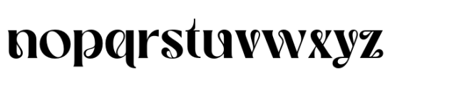 Bouselle Bold Font LOWERCASE