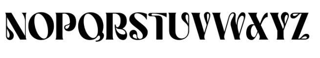 Bouselle Extra Bold Font UPPERCASE