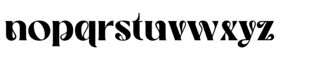 Bouselle Extra Bold Font LOWERCASE