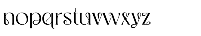 Bouselle Light Font LOWERCASE