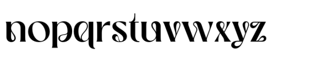 Bouselle Medium Font LOWERCASE